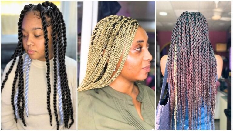 Big Twist Braid Hairstyles