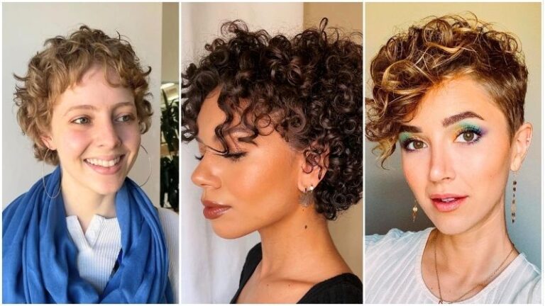 Curly Pixie hairstyles