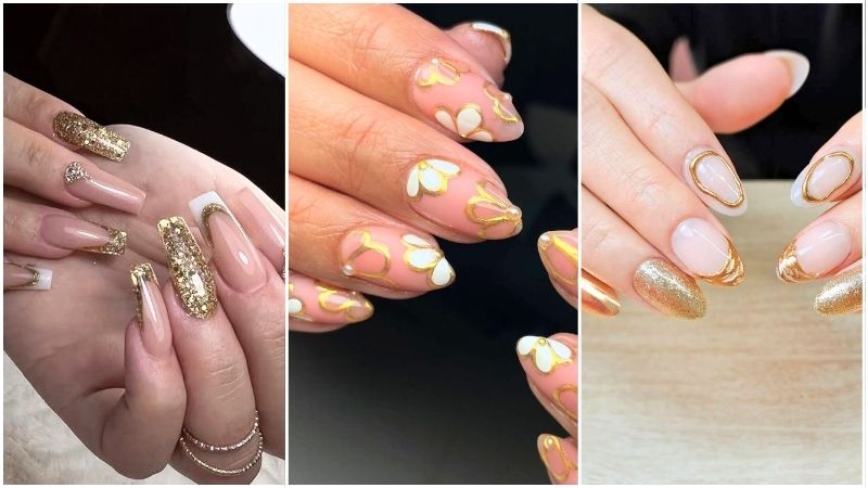 Gold Nail Design Ideas