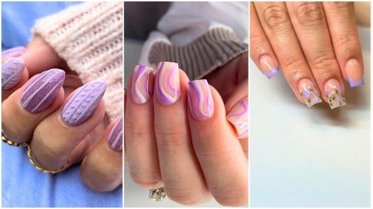 Lavender Nails
