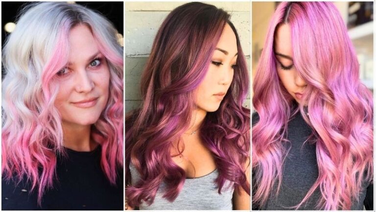 Pink hair color
