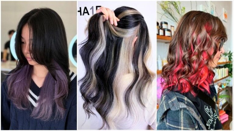 peekaboo hair color