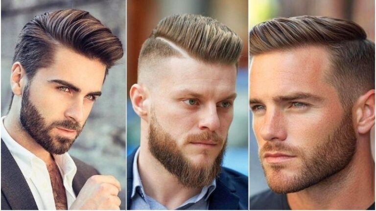 side parted hairstyles men