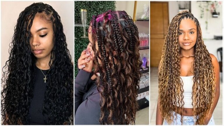 Boho Knotless Braid