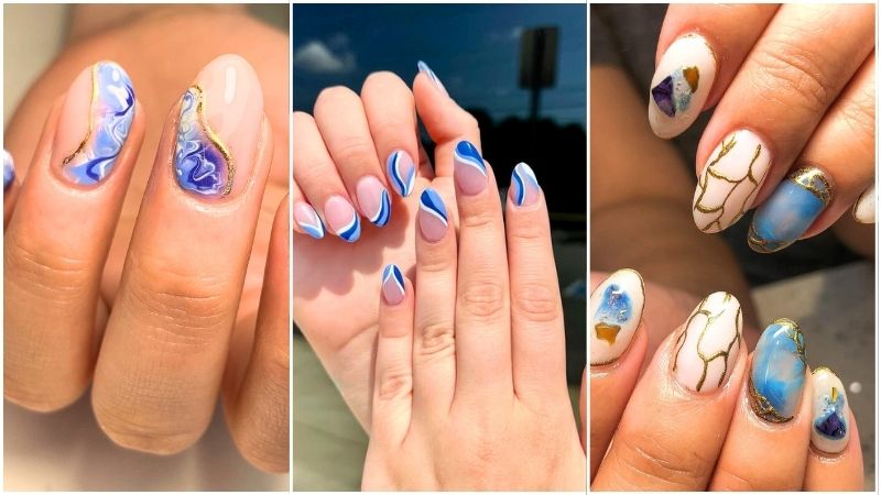 ocean vibe nail