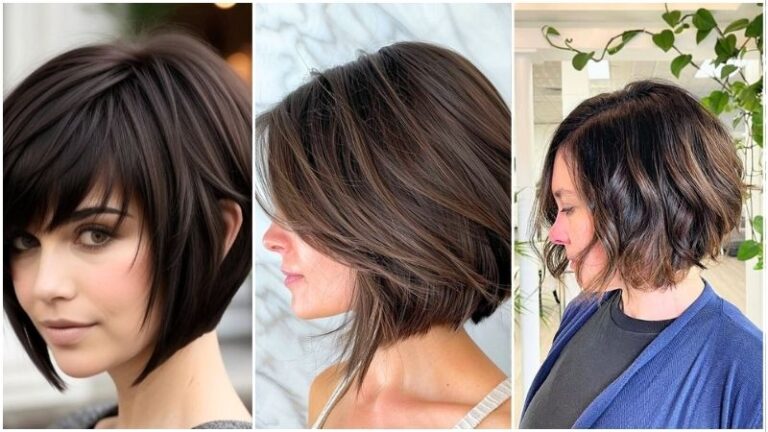 stacked bob haircut