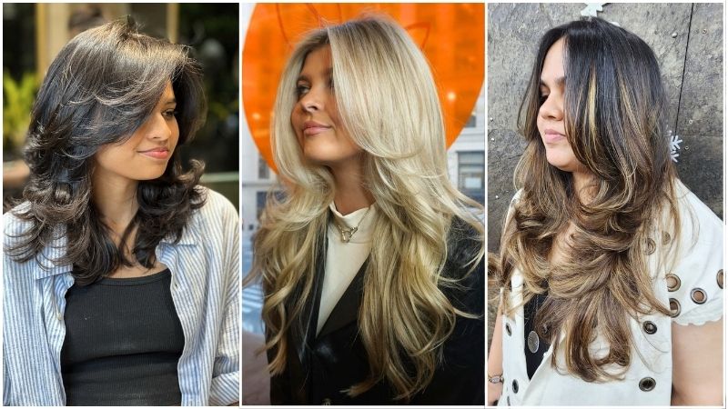 Butterfly Haircuts for Long Hair and Round Faces