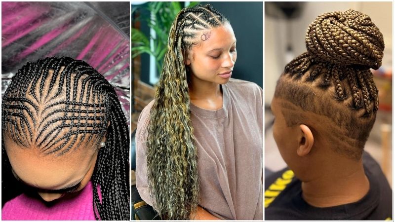 Tribal Knotless Braids